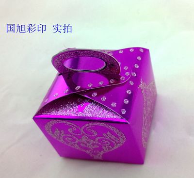 新款喜糖盒 紅、白、金、銀四色熱銷，廠家直銷現貨供應